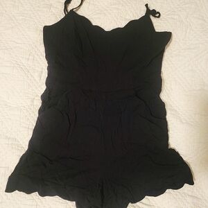 Market & Spruce Midnight Black Romper